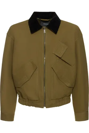 VERSACE Chaqueta De Algodón Con Cremallera