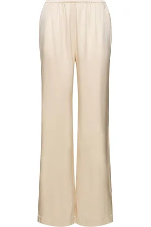 ANINE BING Pantalones De Satén De Seda