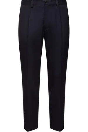 Dolce & Gabbana Pantalones De Franela De Lana