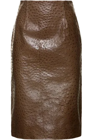 16Arlington Falda Midi De Piel