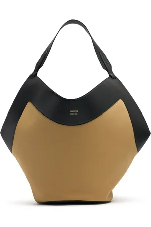 Khaite Bolso Mediano Lotus De Piel Y Lona