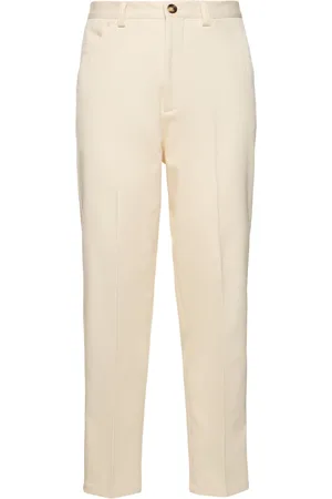 Brunello Cucinelli Pantalones De Mezcla De Algodón