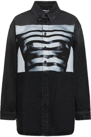 Jean Paul Gaultier Camisa Oversize De Denim