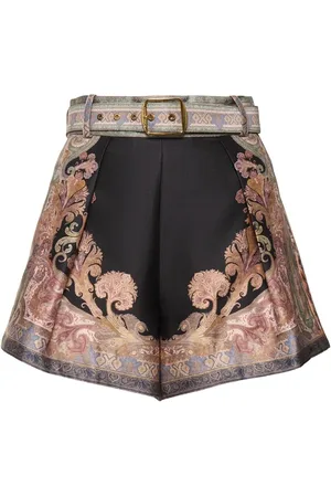 ZIMMERMANN Shorts De Seda Y Algodón