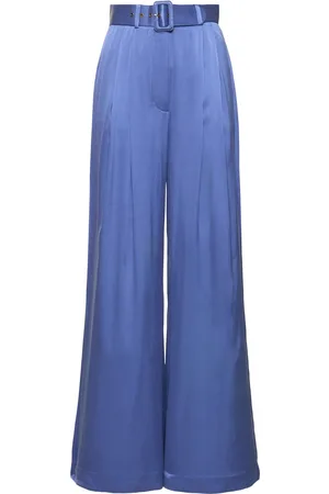 ZIMMERMANN Pantalones Anchos De Satén De Seda