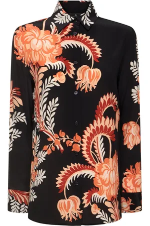 Etro Camisa De Seda Estampada