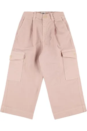 Il gufo Pantalones Cargo De Garbardina De Algodón Stretch