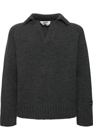Msgm Suéter De Punto Acanalado