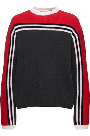 Msgm Suéter De Punto Con Intarsia