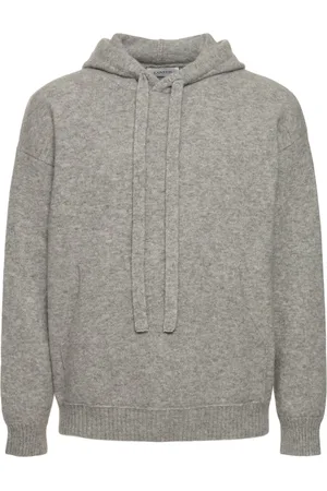 LANEUS Sudadera De Punto De Cashmere Con Capucha