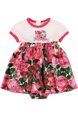 Dolce & Gabbana Vestido Y Cubre Pañal De Algodón