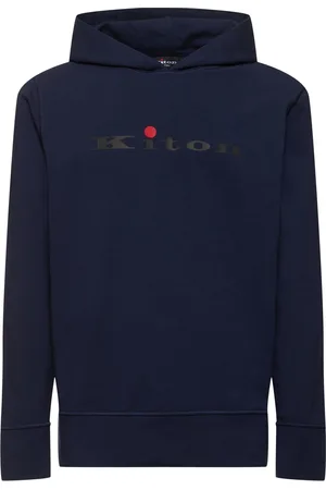 Kiton Sudadera De Algodón Con Logo