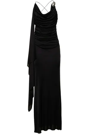 GIUSEPPE DI MORABITO Vestido Maxi De Viscosa Drapeada