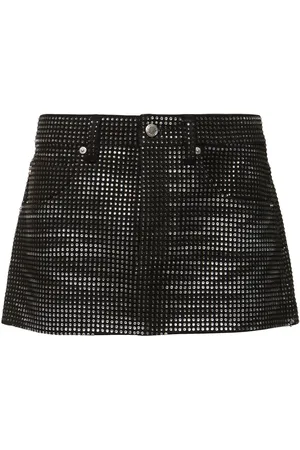Alexander Wang Minifalda De Algodón Con Decoraciones