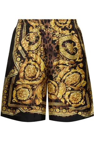 VERSACE Shorts De Seda