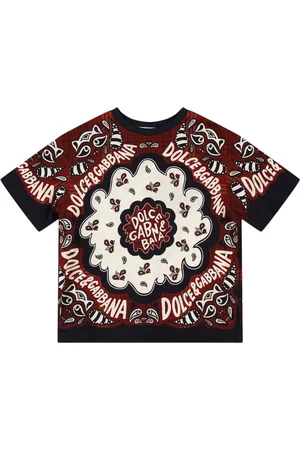 Dolce & Gabbana Camiseta De Jersey De Algodón Estampada