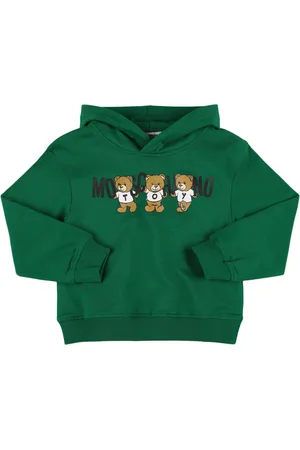 Moschino Sudadera De Algodón Con Capucha