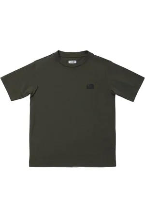 C.P. Company Camiseta De Jersey De Algodón Con Logo
