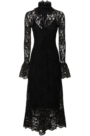Paco rabanne Vestido Midi De Encaje