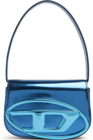 Diesel Bolso De Hombro 1dr De Piel Metalizada