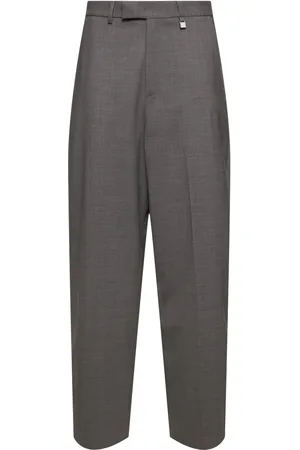 GIUSEPPE DI MORABITO Pantalones Anchos De Lana Stretch