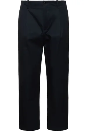 VALENTINO Pantalones De Gabardina De Algodón