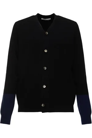 Comme des Garçons Cárdigan De Lana De Dos Tonos