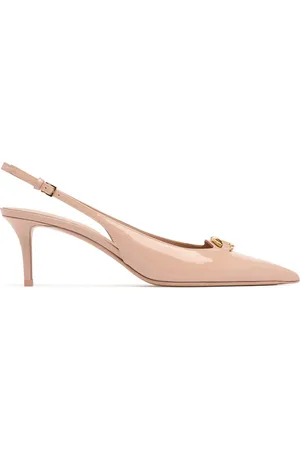 VALENTINO GARAVANI Zapatos Destalonados De Piel 60mm