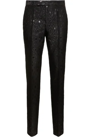 VERSACE Pantalones De Lúrex Con Jacquard