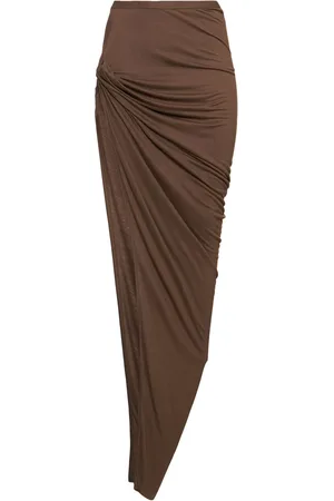 Rick Owens Falda Asimétrico De Jersey