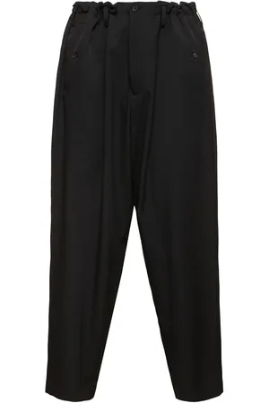 YOHJI YAMAMOTO Pantalones Anchos De Lana