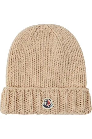 Moncler Gorro Beanie De Lana Virgen Con Logo