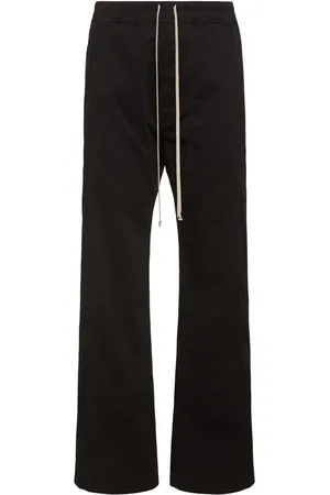 Rick Owens Pantalones De Sarga De Algodón