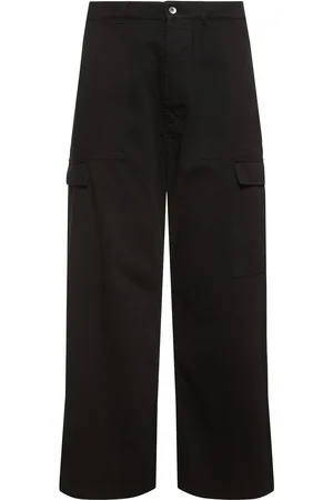 Rick Owens Pantalones Cargo De Sarga De Algodón