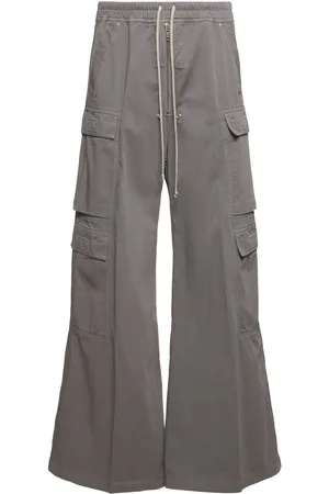 Rick Owens Pantalones Cargo De Algodón