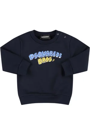 Dsquared2 Sudadera De Algodón Con Cuello Redondo