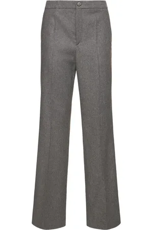 Moncler Pantalones De Franela De Lana