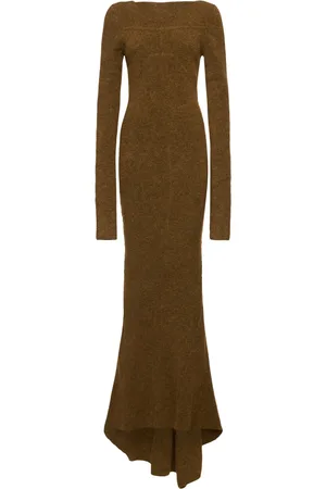Rick Owens Vestido De Punto Con Espalda Descubierta