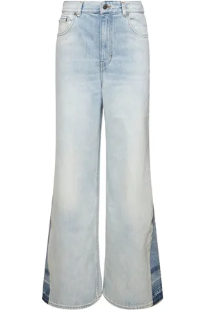 Chloé Jeans Acampanados De Denim De Algodón