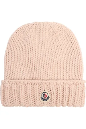 Moncler Gorro Beanie De Lana Virgen Con Logo