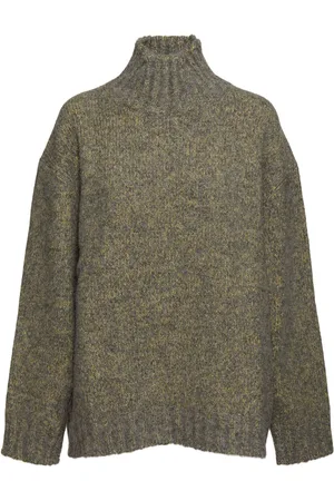 Jil Sander Suéter De Punto De Alpaca Con Cuello Alto