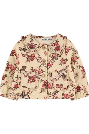 Emile & Ida Chaqueta De Algodón Estampado Y Pespunteado