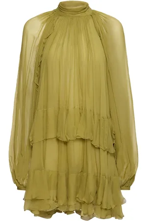 Chloé Vestido Corto De Seda