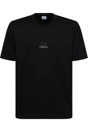 C.P. Company Mercerized Twisted Logo Graphic T-shirt