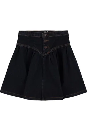 Molo Falda De Denim De Algodón