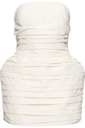 MAGDA BUTRYM Vestido Corto De Seda Drapeada