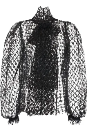 Dolce & Gabbana Camisa De Malla Con Cuello Alto