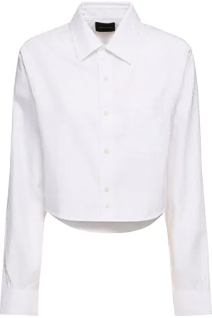 Marc Jacobs Camisa Corta De Popelina De Algodón
