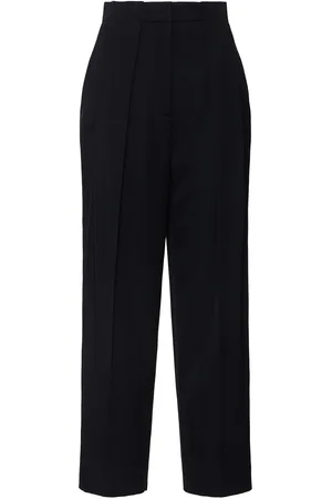 Balmain Pantalones Anchos De Grain De Poudre