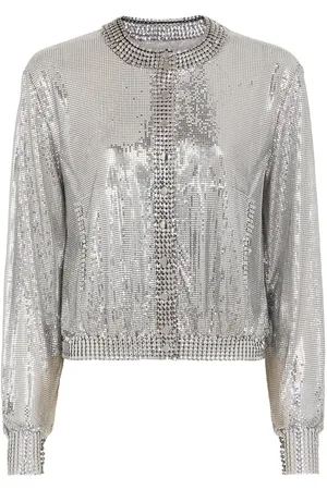 Paco rabanne Chaqueta De Malla Sin Cuello